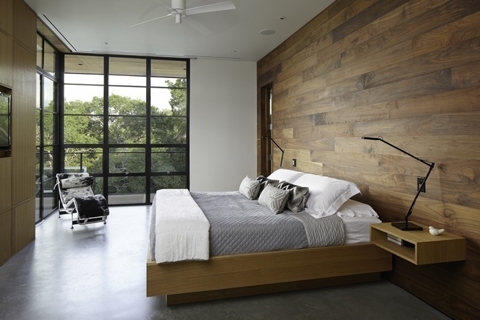 Wood Planks Warm Up Ceilings And Walls, Using Hardwood Flooring On Walls