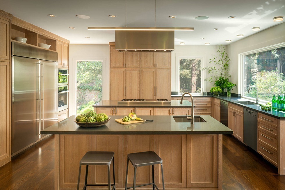 Cerused Oak Gets Modern