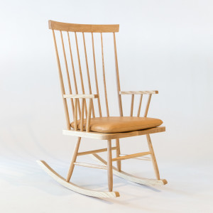 The Rocking Chair in solid American ash from Smilow Design