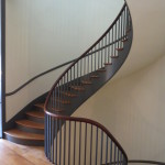 This spiral staircase and its twin across the hall comprise Shaker architect Burnett's masterpiece. They're located in the 1839 Trustees' Office, one of several restored Pleasant Hill buildings that accommodate guests.